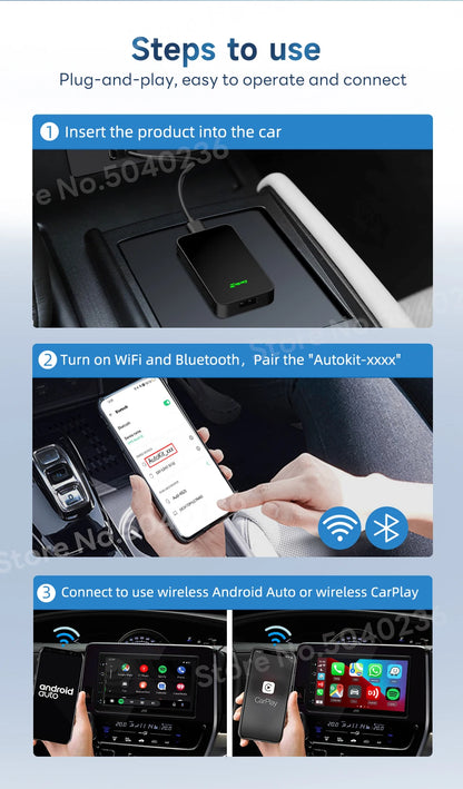 2air CarlinKit 5.0/4 Wireless CarPlay & Android Auto Box