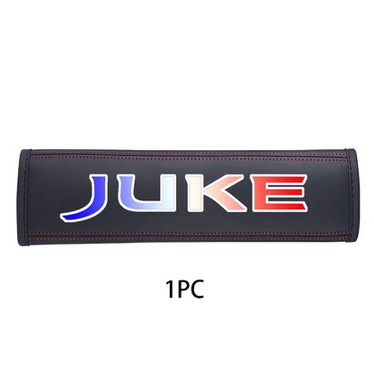 Premium Cowhide Seat Belt Protector Cover for Nissan Juke