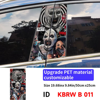 Horror Ghost B Pillar Car Stickers | Waterproof, UV-Proof 011 – Car Accessories | MotorWorld Marketplace