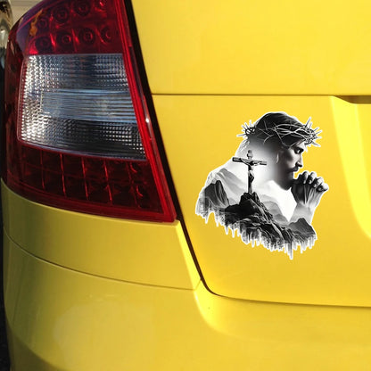 12x13cm Jesus Faith Vinyl Decal – Durable Auto Sticker – Car Accessories | MotorWorld Marketplace