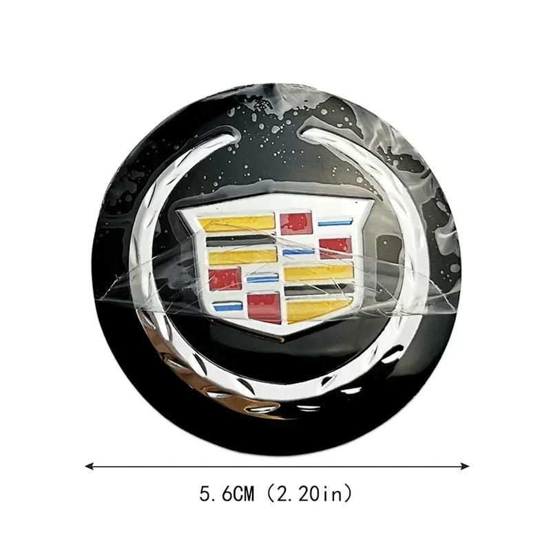 (NOT SOLD TO USA) 4pcs 56mm Cadillac Wheel Center Hub Badges – Pro Fit – Car Accessories | MotorWorld Marketplace