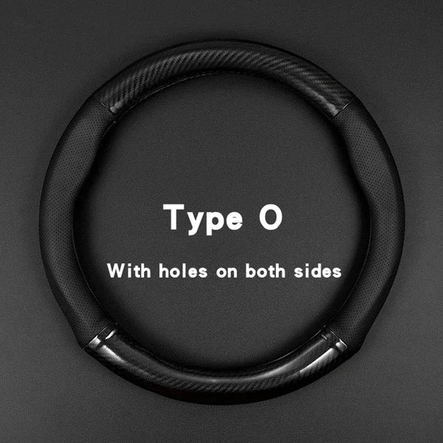 Universal Carbon Fiber Leather Steering Wheel Cover, Anti-Slip 1 – Car Accessories | MotorWorld Marketplace