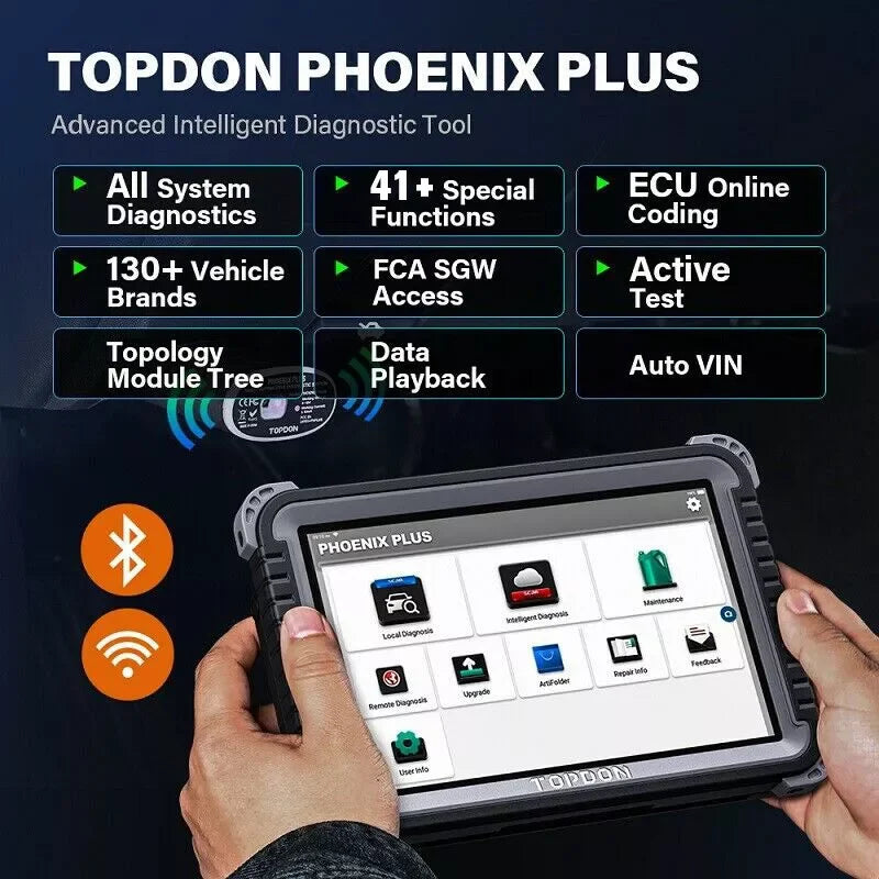 TOPDON Phoenix Plus 2 Pro OBD2 Scanner ECU Coding Tool – Car Accessories | MotorWorld Marketplace