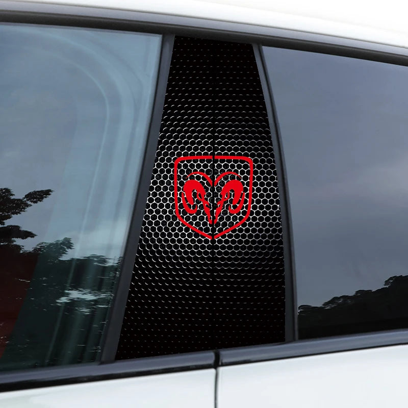 Scratch-Proof Middle Column Sticker for Dodge Ram Charger
