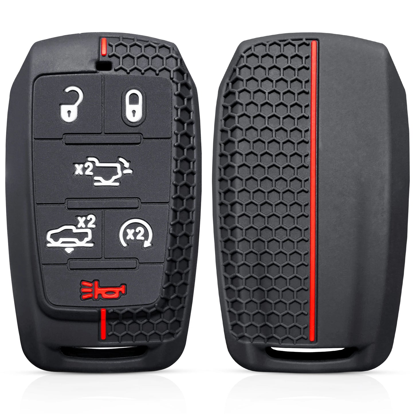 RAM 2020-2021 3/4/5 Button Silicone Key Fob Cover