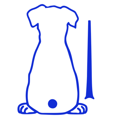 Cute Dog Wiggling Tail Rear Wiper Decal – Waterproof Vinyl blue 17X12cm – Car Accessories | MotorWorld Marketplace