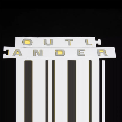 ABS Chrome 3D Hood Emblem Badge for Mitsubishi Outlander