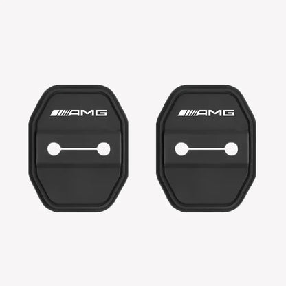 2/4pcs Silicone Door Lock Cover for Mercedes-Benz