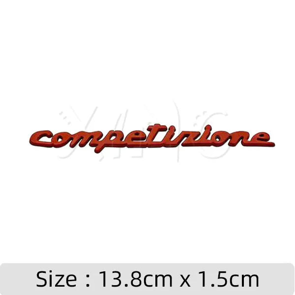 3D Metal Trunk Emblem for Abarth Competizione, Tunismo & Esseesse Competizione Red – Car Accessories | MotorWorld Marketplace