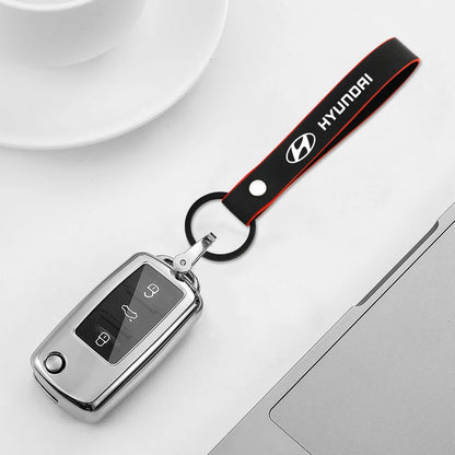 Premium Suede Keychain for Hyundai