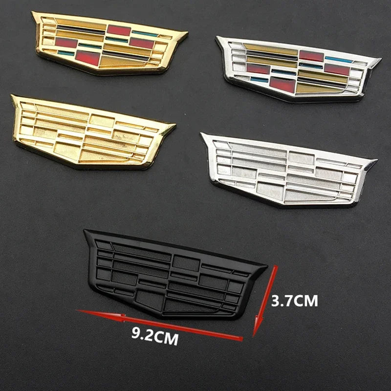 (NOT SOLD TO USA) 3D Metal Emblem Badge for Cadillac Escalade DTS SRX XT5 – Car Accessories | MotorWorld Marketplace