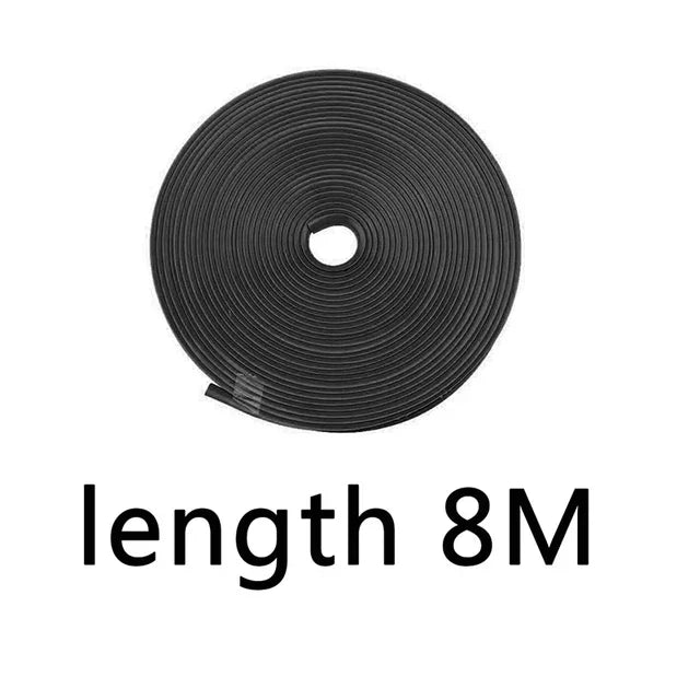 8M Universal Rim Protector Strip – Professional Wheel Edge Guard 8m-black – Car Accessories | MotorWorld Marketplace