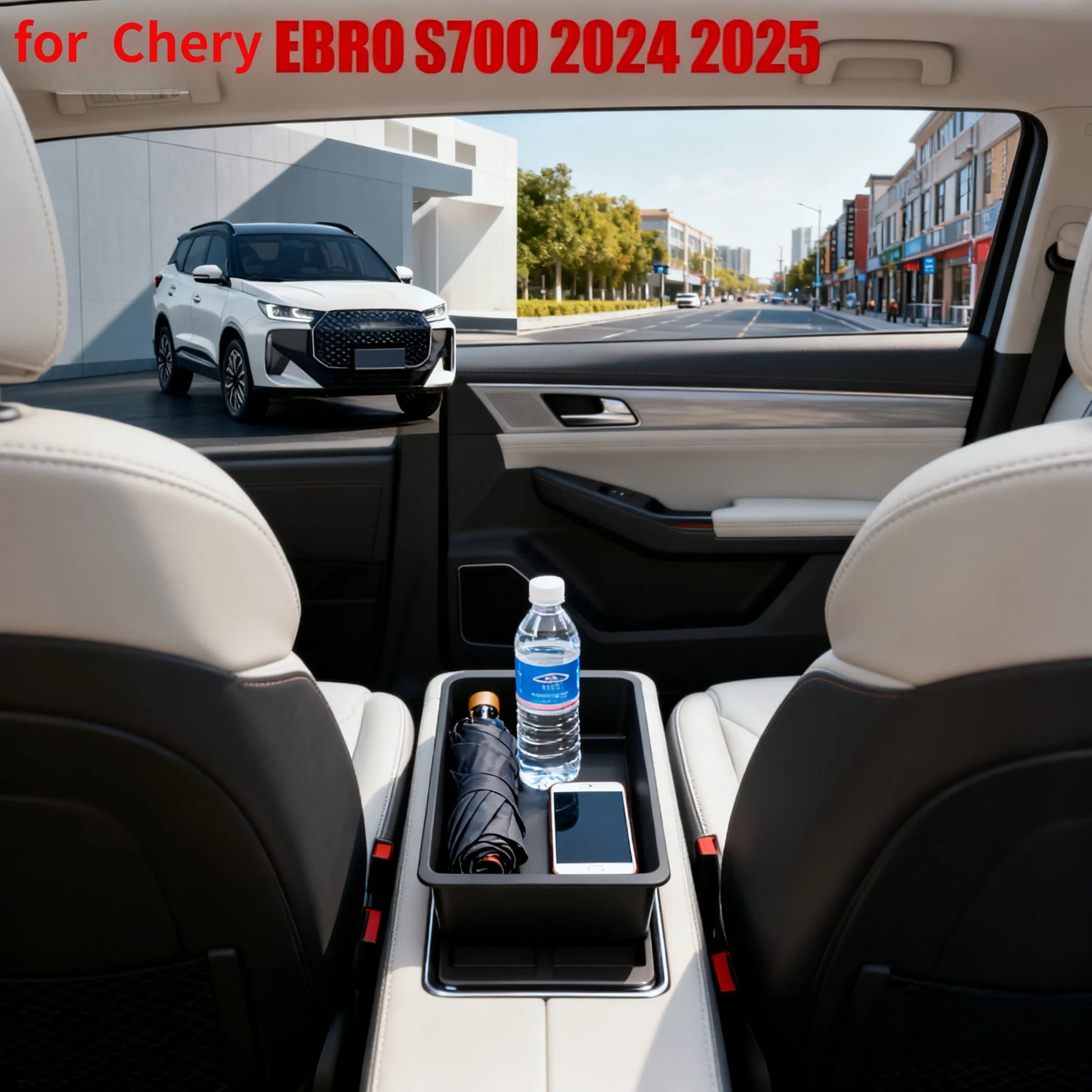 Chery EBRO S700 2024-2025 Armrest Storage Box Upgrade – Car Accessories | MotorWorld Marketplace