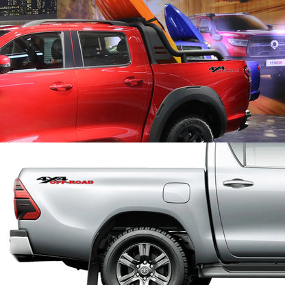 2Pcs 4X4 Off Road Decals for F150 Silverado Sierra Ram