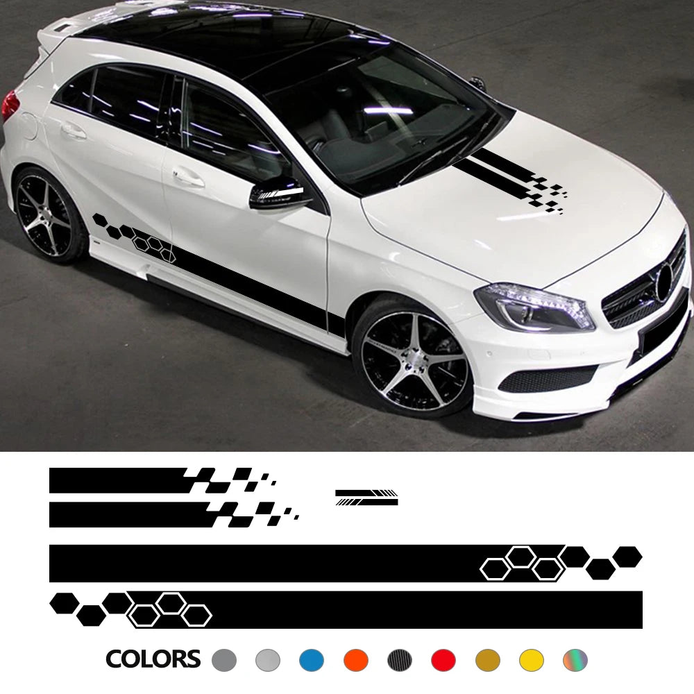 Car Hood Racing Decals – Pro Tuning Stickers for All Brands – Car Accessories | MotorWorld Marketplace