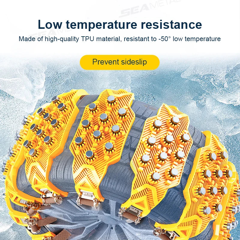 4PCS Pro Snow Chains Anti-Skid Tire Emergency Set – Car Accessories | MotorWorld Marketplace