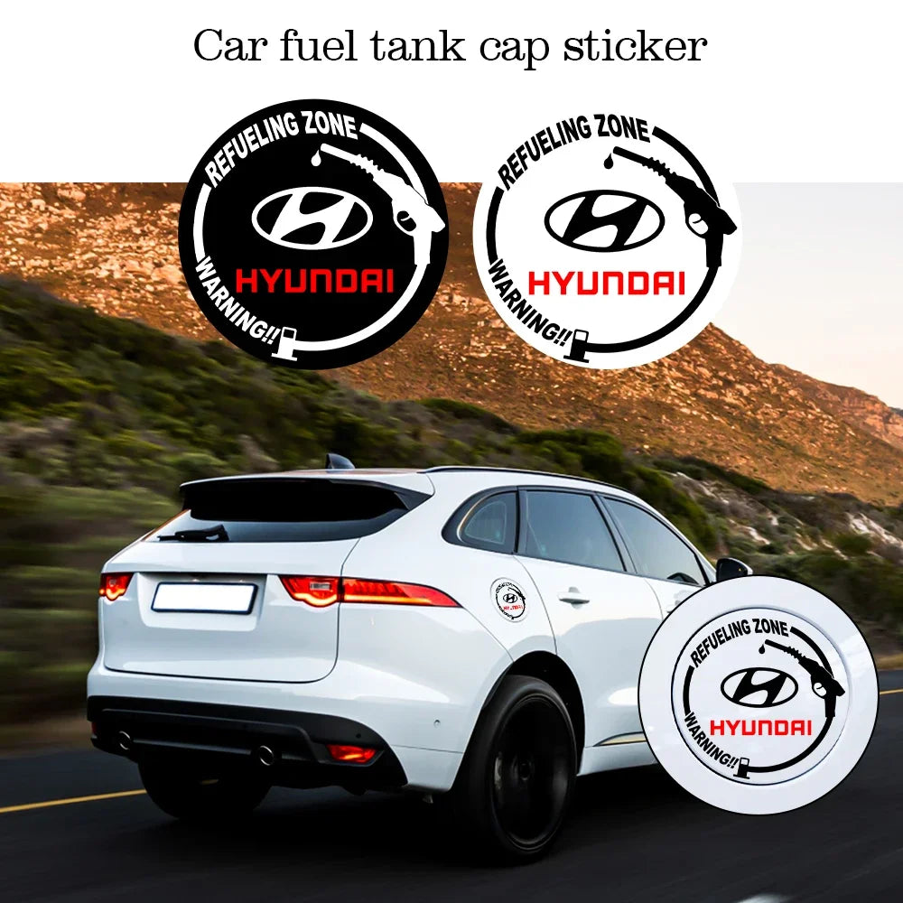 Hyundai Tucson Fuel Tank Emblem Decal – Waterproof Vinyl