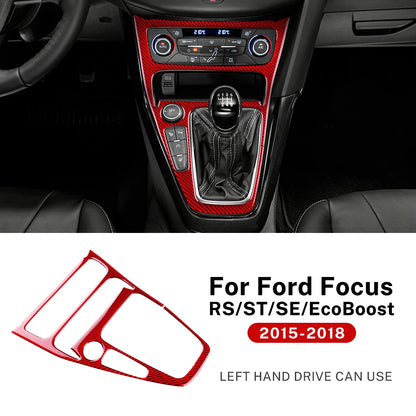 Real Carbon Fiber Gear Shift Panel Sticker For Focus 15-18 For LHD Red Carbon – Car Accessories | MotorWorld Marketplace