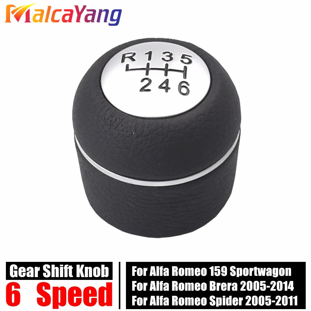 Durable Gear Shift Knob for Alfa Romeo 159/Brera/Spider 6 Speed – Car Accessories | MotorWorld Marketplace
