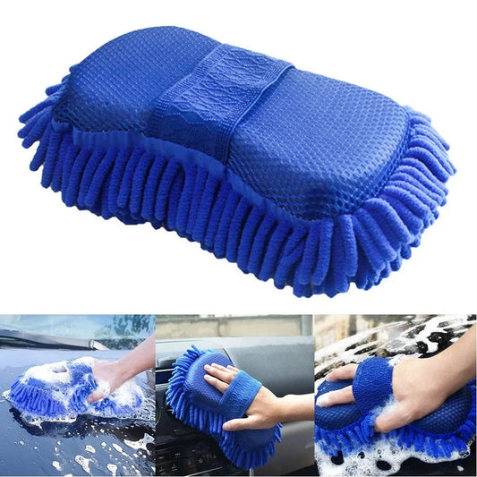 Éponge de lavage de voiture en microfibre de qualité supérieure - Outil de nettoyage professionnel