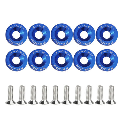 10Pcs M6 JDM Aluminum Washers Hex Screws Car/Scooter Mods Blue – Car Accessories | MotorWorld Marketplace
