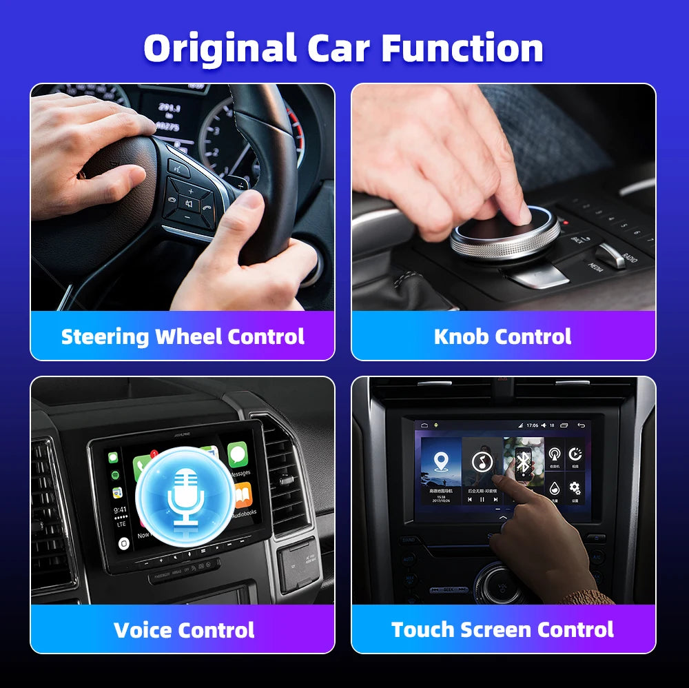 EKIY Mini Wireless CarPlay for Toyota, Mazda, Nissan & More – iOS15 & Bluetooth