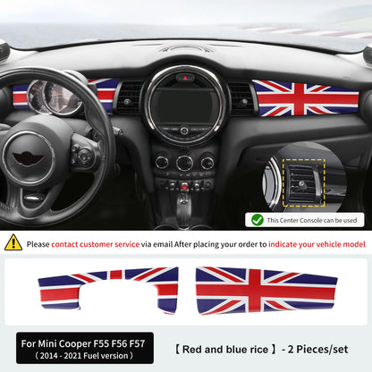 Premium ABS Leather Dashboard Shell for Mini F55/F56/F57 Red and blue rice – Car Accessories | MotorWorld Marketplace