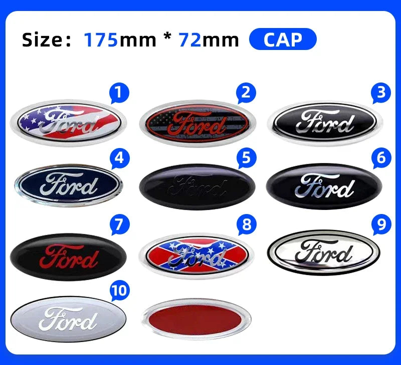 Ford Emblem Badge Logo 58 (2")–224mm (9")