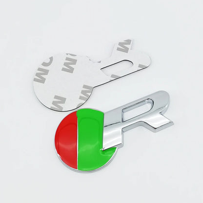 3D Metal R S Logo Badge Emblem for Jaguar