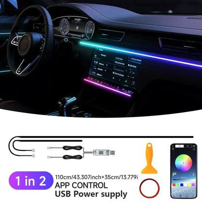 For Bentley Flying Spur 3Y/4N RGB 22in1 Ambient Light Kit