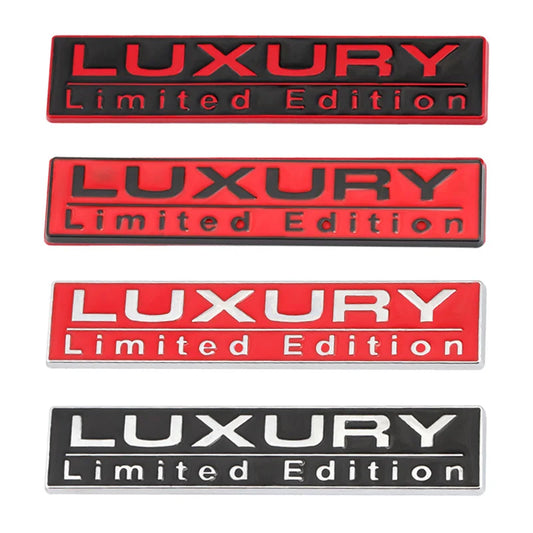 Luxury Limited Edition Logo Sticker for Jeep & SUV Models