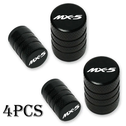 Mazda Valve Stem Caps Waterproof Dustproof Set