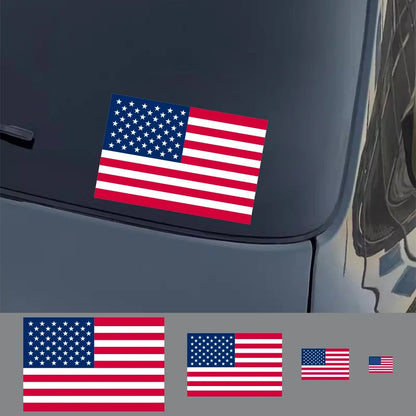 USA Flag Vinyl Car Decal – Custom Door & Window Sticker