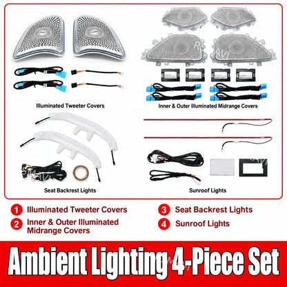 6pc Trim Set for Mercedes GLE/GLS W167 X167 2020-2024 Ambient Light 4pc 1 – Car Accessories | MotorWorld Marketplace