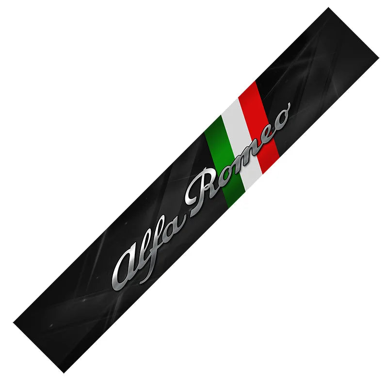 Carbon Fibre Alfa Romeo Windshield Decal - Fits Giulia, Stelvio A – Car Accessories | MotorWorld Marketplace