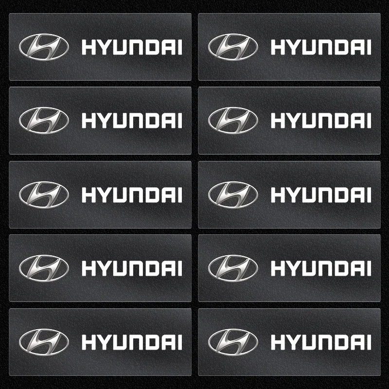 Heat-Resistant Brake Caliper Badge Stickers for Hyundai