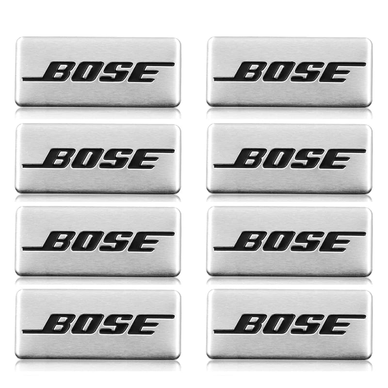 4pcs Aluminum Speaker Stickers 8pcs bose – Car Accessories | MotorWorld Marketplace
