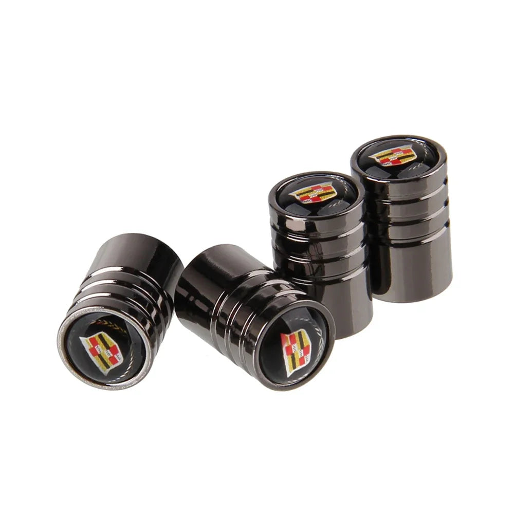(NOT SOLD TO USA) 4PCS Alloy Valve Caps for Cadillac ATS CT6 SRX Escalade – Car Accessories | MotorWorld Marketplace