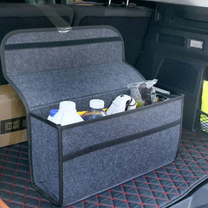 Large Felt Anti-Slip Car Trunk Organizer – Pro Storage Box – Car Accessories | MotorWorld Marketplace