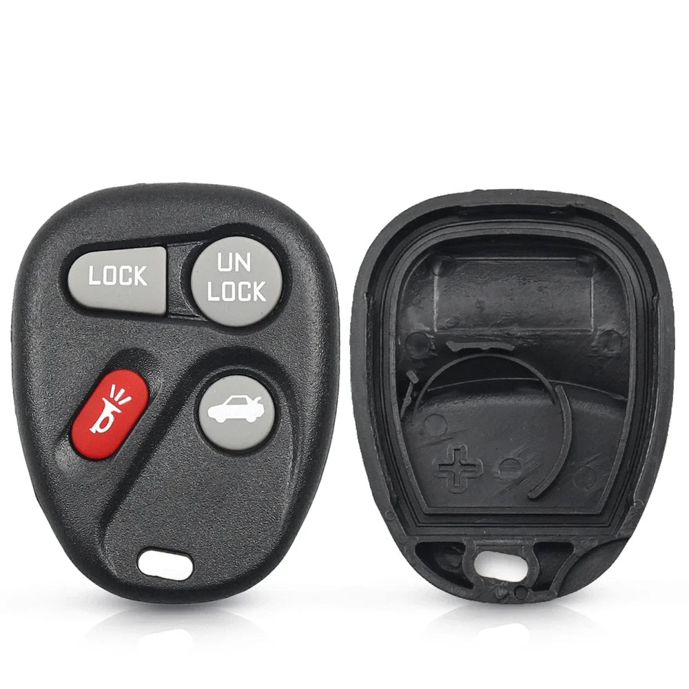 KEYYOU 2pcs Remote Key Shell for Chevy Tahoe GMC Yukon 07-14