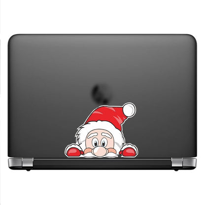 Christmas Santa Claus Waterproof Reflective Car Sticker Decal