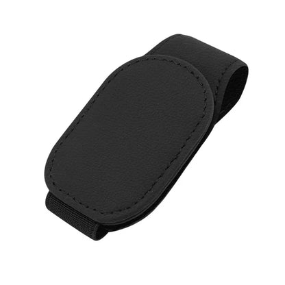 Magnetic Leather Car Eyeglass Clip | Universal Sunglass Holder Black – Car Accessories | MotorWorld Marketplace