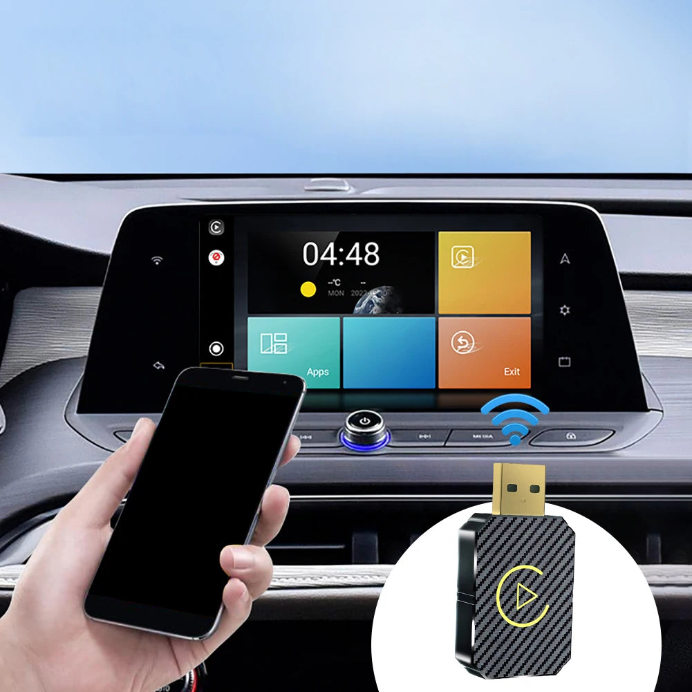 Wireless CarPlay & Android Auto Adapter USB Plug&Play OEM