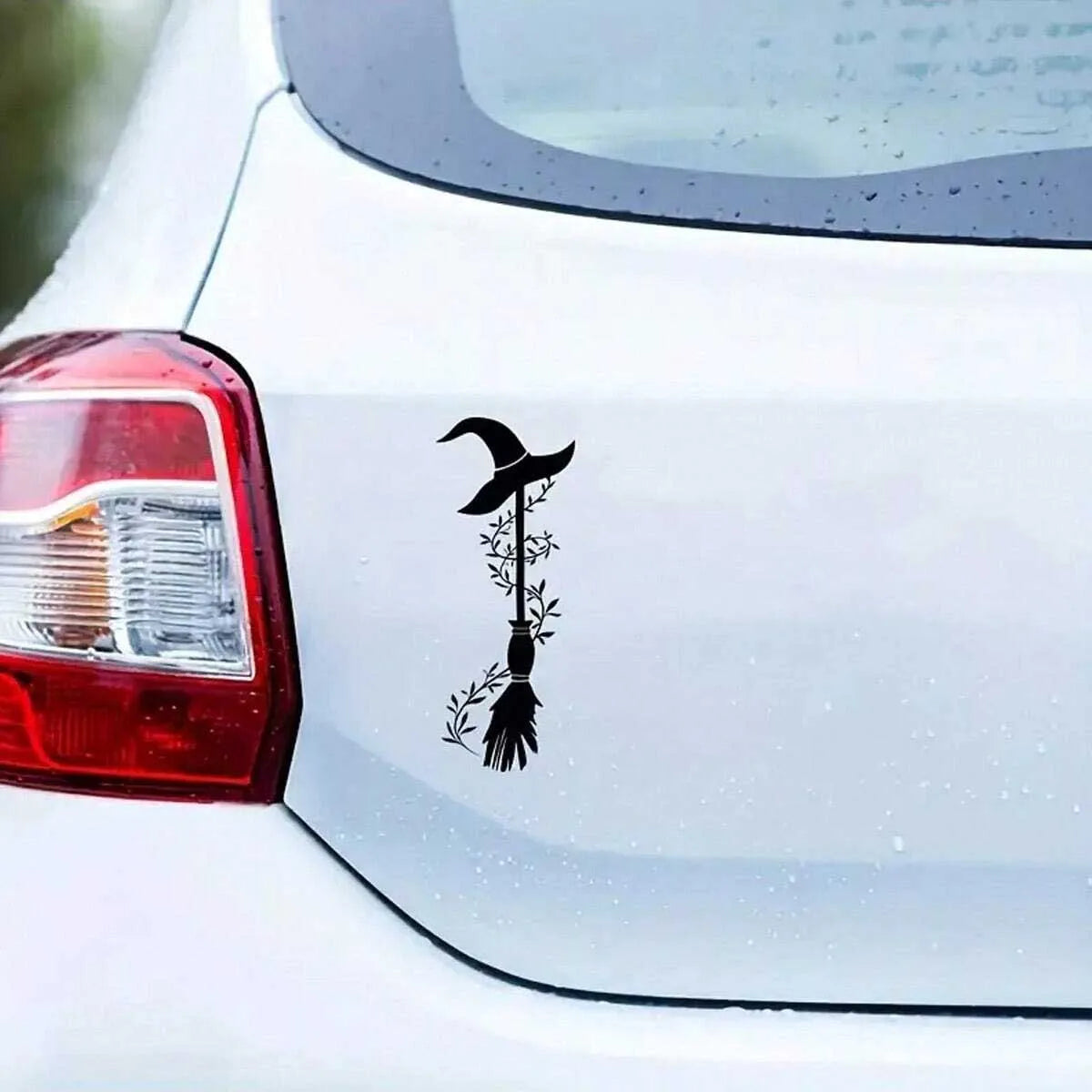 Witch Broom Car Stickers – Halloween Auto & Home Decor – Car Accessories | MotorWorld Marketplace