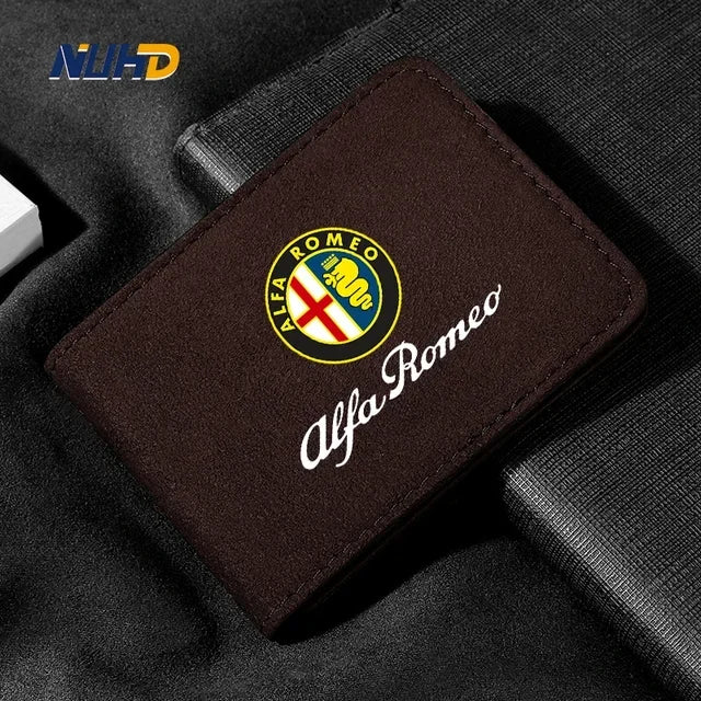 Premium Suede License Holder for Alfa Romeo Giulia & More