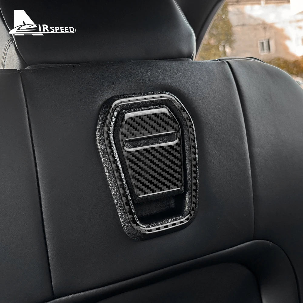 Real Carbon Fiber Seat Handle Trim for Mustang 2024-2027 – Car Accessories | MotorWorld Marketplace