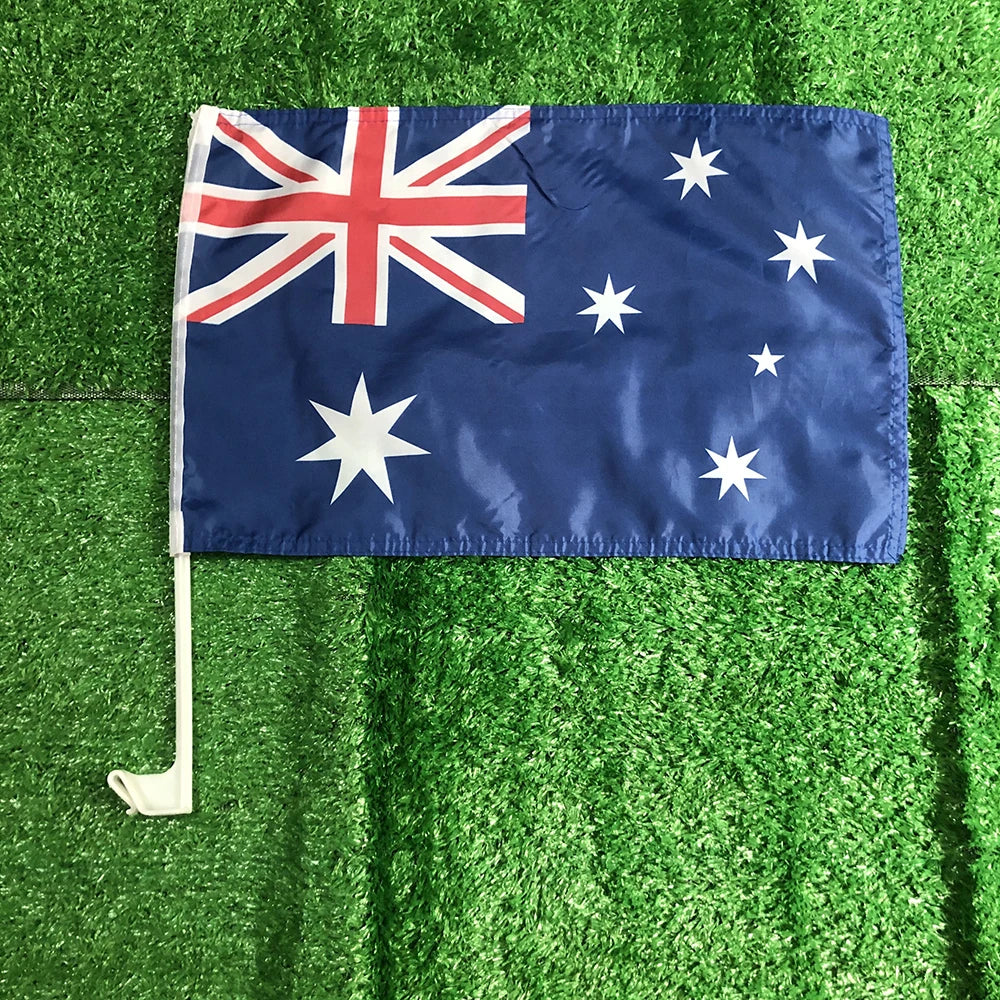 30x45cm Australia Car Flag with Durable Flagpole
