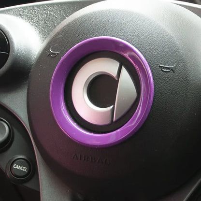 Steering Wheel Center Cap Ring for Smart 453 Fortwo/Forfour