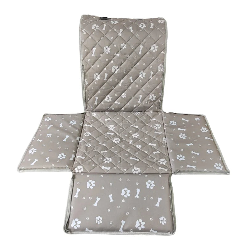 Waterproof Pet Carrier & Car Seat Cover, Foldable Grey Bone Print L – Car Accessories | MotorWorld Marketplace