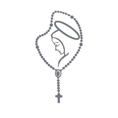 Rosary Virgin Mary Fatima Vinyl Decal – Pro Auto Sticker